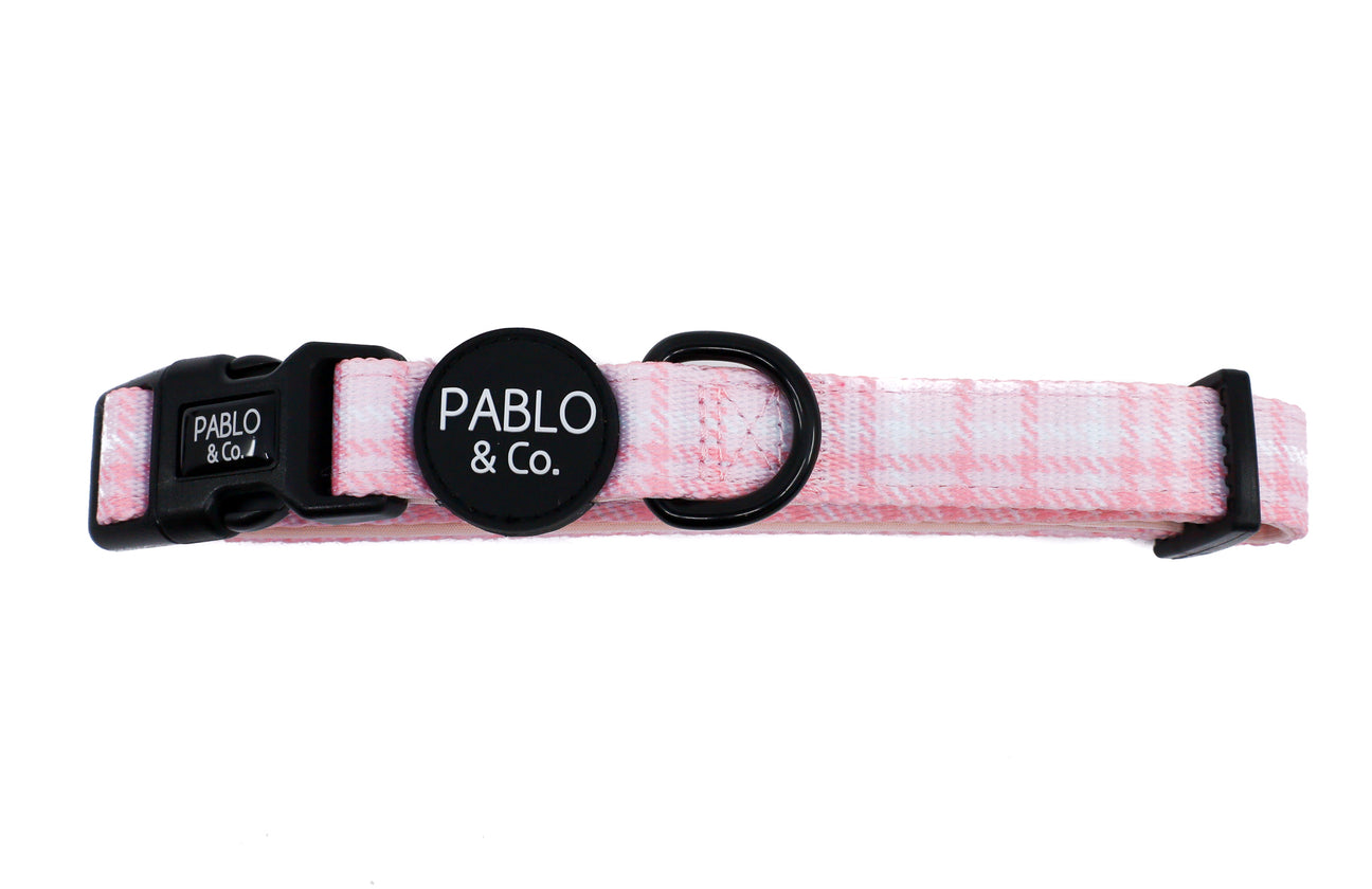 PINK HOUNDSTOOTH: COLLAR