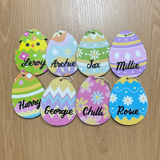 EASTER EGG TAGS (PERSONALISED)