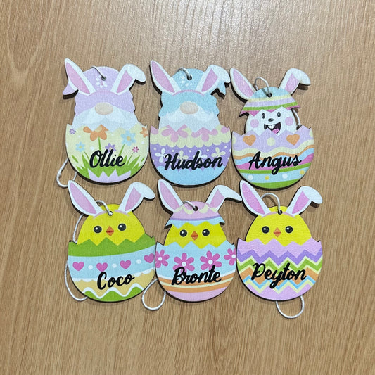 PEEK A BOO EASTER TAGS (PERSONALISED)