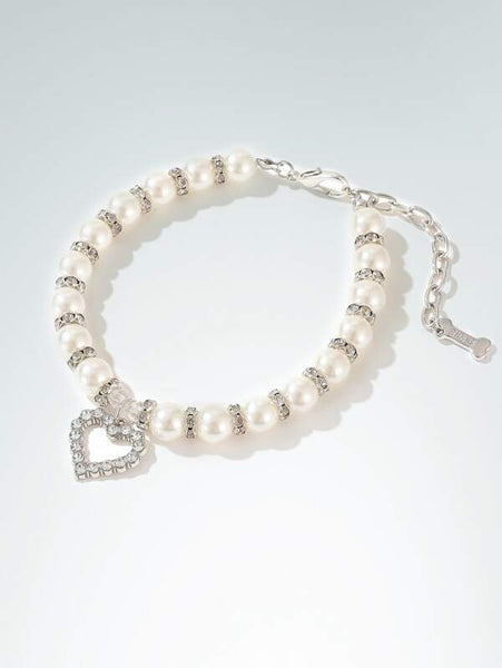 FAUX PEARL PET NECKLACE
