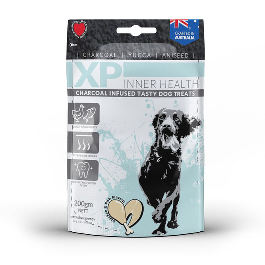 CHARCOAL INFUSED CHICKEN & FISH TREATS FOR DOGS