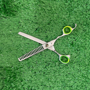 6 1/2" GREEN & SILVER CHUNKERS