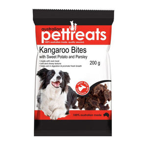 Kangaroo Bites w/ Sweet Potato & Parsley