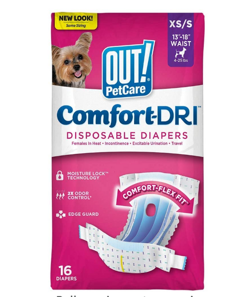 OUT! FEMALE DISPOSABLE DIAPERS