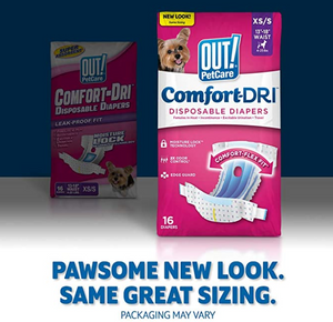 OUT! FEMALE DISPOSABLE DIAPERS