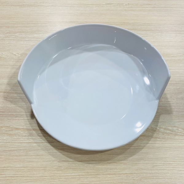 Easy Feeder - White Ceramic Feeding Plate