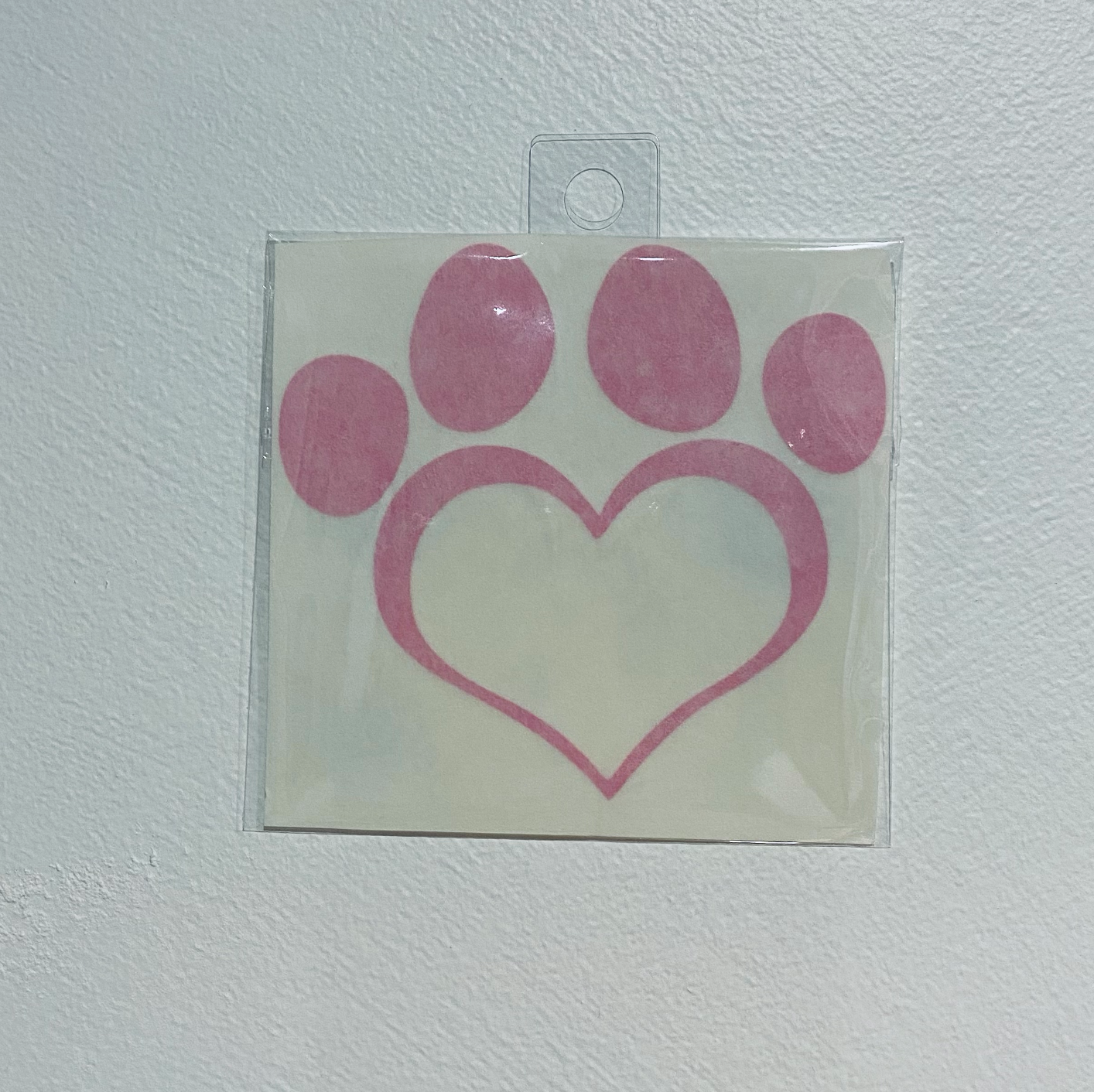 Pink Heart Bumper Sticker