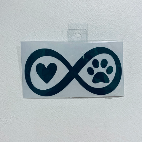 Green Infinity Bumper Sticker