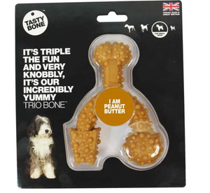 Tasty Bone Nylon Trio Peanut Butter