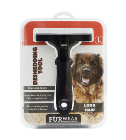 DESHEDDING TOOL FOR LARGE DOGS (LONG HAIR)
