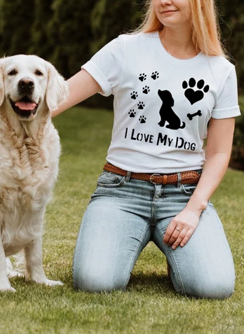 "I Love My Dog" T-Shirt