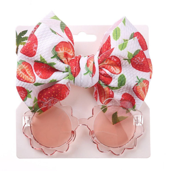 Sunglasses & Bow Set